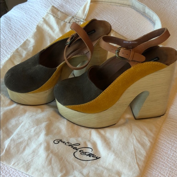 Rachel Comey Shoes - Rachel Comey wooden platform heels